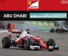 Üçüncü yılında 2016 Abu Dabi Grand Prix, onun Ferrari pilotu Sebastian Vettel
